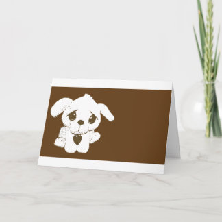 puppy Misser You Card Kaart