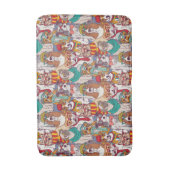 Puppy Mode Patroon Badmat (Voorkant Verticaal)