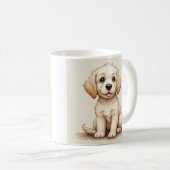 Puppy mok (Golden Retriever) (Voorkant rechts)