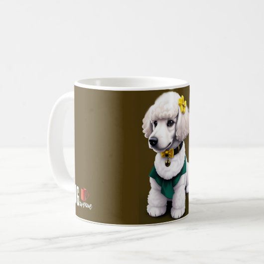 Puppy Mug - Poodle Edition Koffiemok (Voorkant links)