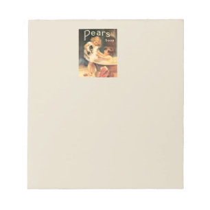 Puppy neemt een bad  Antiek Notitieblok