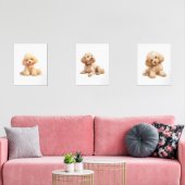 Puppy Nursery Decor, Poodorat Wall Art (Salon)