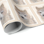 Puppy Painting van airn Terrier - Originele Dog Ar Cadeaupapier (Rol Hoek)