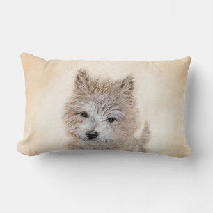 Puppy Painting van airn Terrier - Originele Dog Ar Kussen