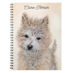 Puppy Painting van airn Terrier - Originele Dog Ar Notitieboek