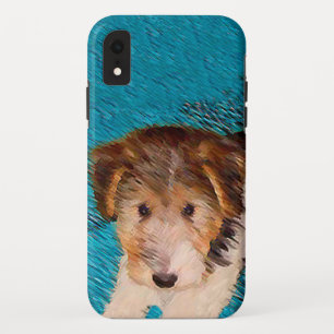 Puppy Painting van Wire Fox Terrier - Originele Do iPhone XR Hoesje
