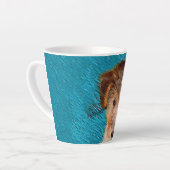 Puppy Painting van Wire Fox Terrier - Originele Do Latte Mok (Linkerhoek)