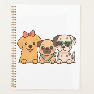 Puppy Pals � Trio de chiens mignons dans un style