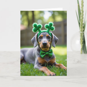 Puppy Parade Feestelijke Dag Kaart