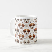 Puppy Paradise: een viering van hondenschattigheid Koffiemok (Voorkant links)