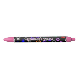 Puppy Paw afdrukken Zwarte Inkt Pen