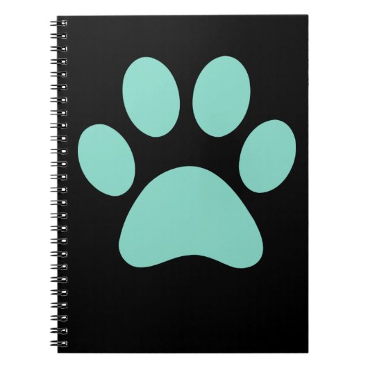  Puppy Paw Print Notitieboek (Voorkant)