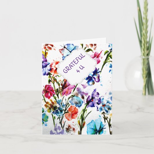 PUPPY PAW PRINTS | BEDANKKAART (Voorkant)