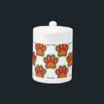 Puppy Paws<br><div class="desc">Motif de pattes de chiot. Image colorée. Design de dessin animé.</div>