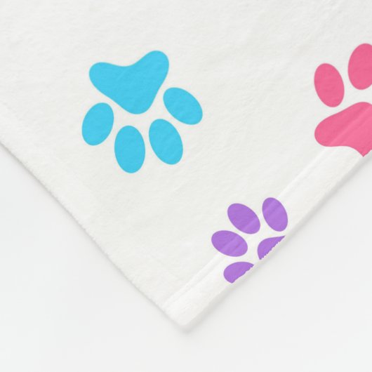 Puppy Paws Fleece Blanket (Hoek)