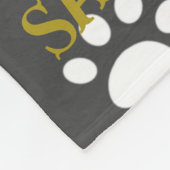 Puppy Paws Fleece Blanket (Hoek)