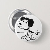 Puppy Pin Ronde Button 5,7 Cm (Voorkant /achterkant)