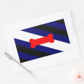 Puppy Play Fide Drapeau Rectangle Stickers Glossan (Enveloppe)