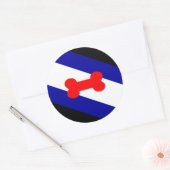 Puppy Play Pride Flag  Ronde Sticker (Envelop)
