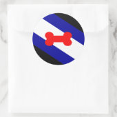 Puppy Play Pride Flag  Ronde Sticker (Tas)