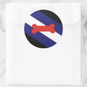 Puppy Play Pride Flag Ronde Sticker (Tas)