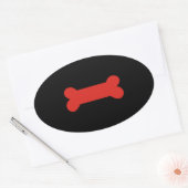 Puppy Play Pride Ovale Sticker (Envelop)