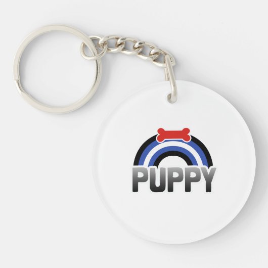 Puppy Play Pride Sleutelhanger (Voorkant)