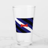 Puppy Play Pride Vlag Glas (Voorkant)