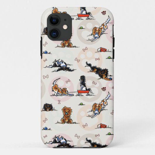 Puppy Playtime binnen voor een Behandeling Case-Mate iPhone Case (Achterkant)