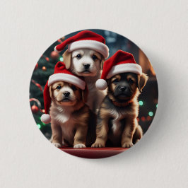 Puppy Pooten Knop Ronde Button 5,7 Cm