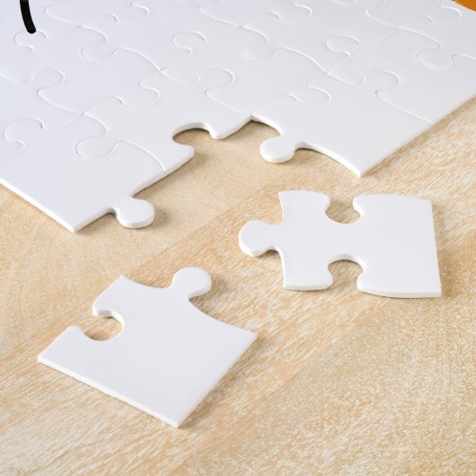 "PUPPY POWER"-puzzel met aangepaste naam puppy. Legpuzzel (Zijkant)