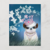 Puppy Princess Briefkaart (Voorkant)