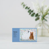 Puppy Profile Card Visitekaartje (Staand voorkant)