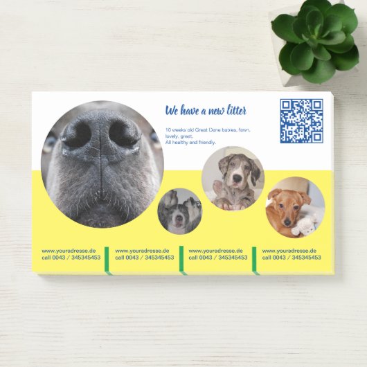 Puppy Promotie Notities Blok Post-it® Notes (Kantoor)