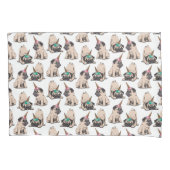 Puppy Pugs | Unicorn-patroon overbrengen Kussensloop (Voorkant-Links)