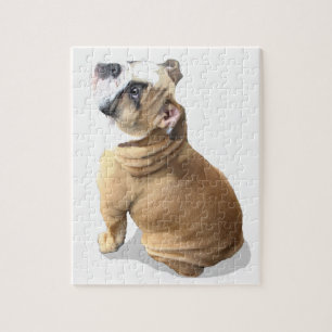 puppy puzzel in engels