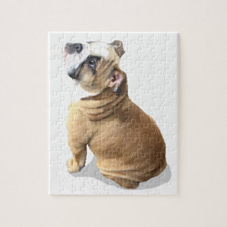 puppy puzzel in engels legpuzzel