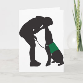 Puppy Raiser Card - Custom Message Bedankkaart