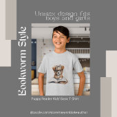 Puppy Reader Kinderen Basic T-shirt