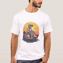 Puppy Ride a Scooper T-shirt