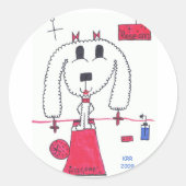 Puppy "Roseann" - stickers (Voorkant)