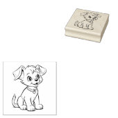 Puppy Rubberstempel (Gestempeld)
