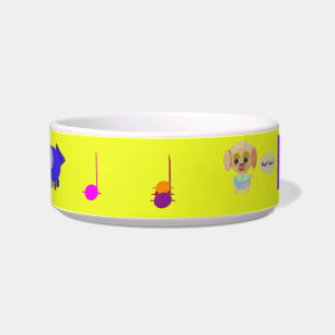 Puppy Ruimteschip Keramische Pet Bowl Voerbakje