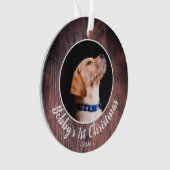 Puppy`s 1er Noël chien animal de compagnie photo P (devant)