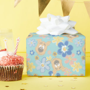 Puppy Scooby-Doo Flower Pattern Cadeaupapier