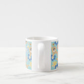 Puppy Scooby-Doo Flower Pattern Espresso Kop (Achterkant)