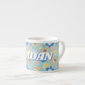 Puppy Scooby-Doo Flower Pattern Espresso Kop (Voorkant rechts)