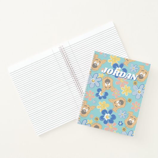 Puppy Scooby-Doo Flower Pattern Notitieboek (Binnen)