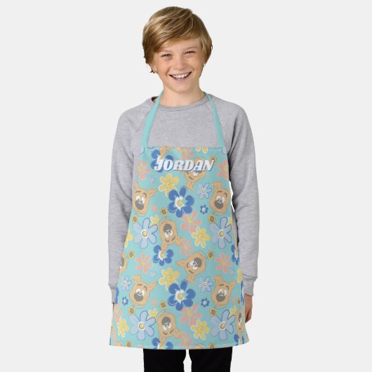 Puppy Scooby-Doo Flower Pattern Schort (Gedragen)
