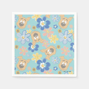 Puppy Scooby-Doo Flower Pattern Servet